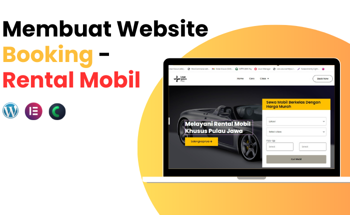 Membuat website rental mobil dengan menggunakan wordpress