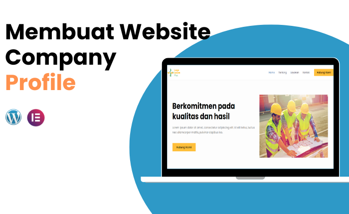 kursus membuat website company profile menggunakan wordpress