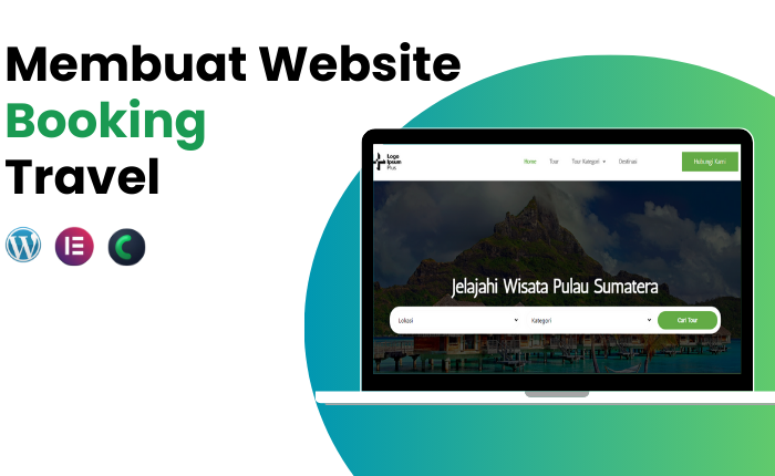 Membuat website booking travel dengan menggunakan wordpress