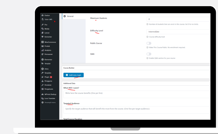 Membuat Website Kursus Online Dengan WordPress dan Plugin Gratis